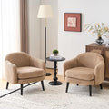 VINGLI 30.3" Wide Modern Barrel Accent Armchairs Set of 2 by VINGLI