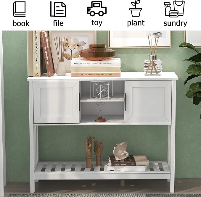 TaoHFE White Console Table - Image 7