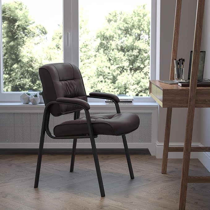 Flash Furniture Haeger LeatherSoft Tufted Executive Reception Chair - Image 2