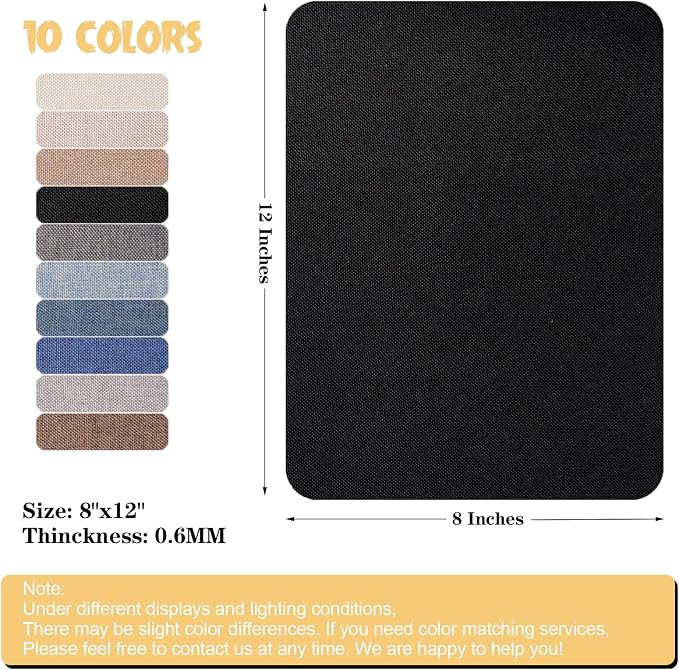 Canvas Repair Patch, 8 x12 Inch 2PCS Self-Adhesive Waterproof Linen Repair - Image 2
