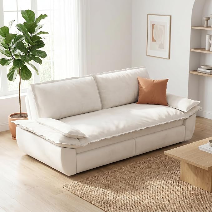 73.2" Sofa Bed Queen, 3-in-1 Pull Out Sofa Bed - Image 13