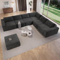 Vesgantti 143.7" Oversized Boneless Couch, Modern 7 Seater Modular Sectional by Vesgantti