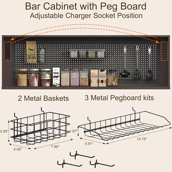 71" Pantry Cabinet, Kitchen Hutch Storage - Image 2