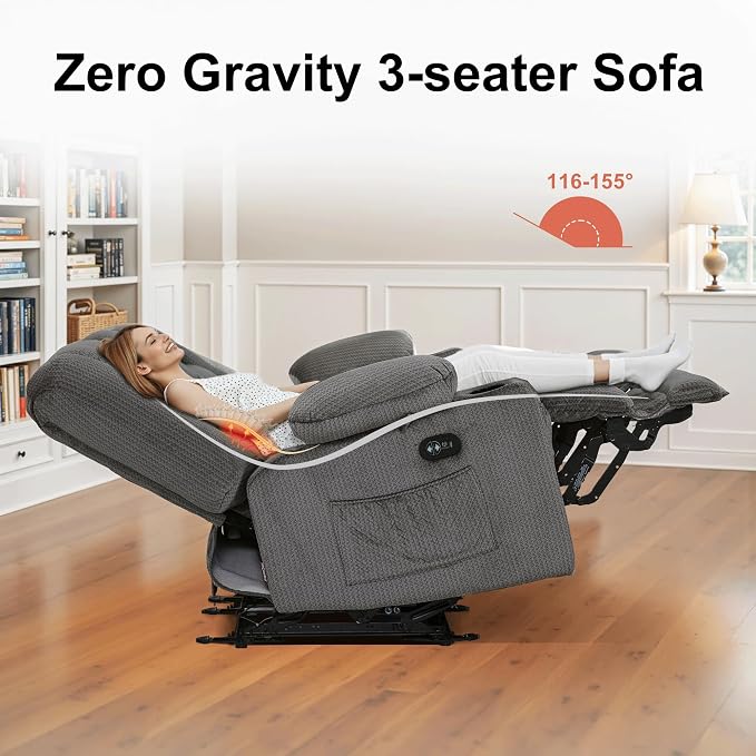 MCombo Zero Gravity Power Reclining Sofa - Image 4