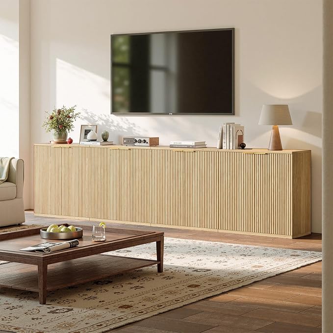 Evermagin 31.5" Oak Buffet Cabinet - Image 8
