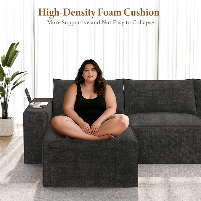 Vesgantti 143.7" Boneless Couch - Image 3