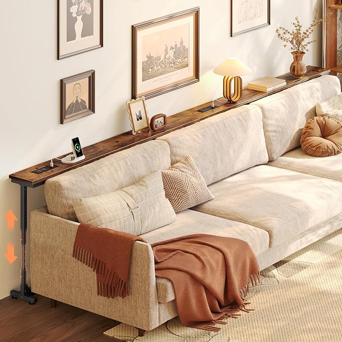 Huuger 102.4 Inch Behind Couch Table by Huuger