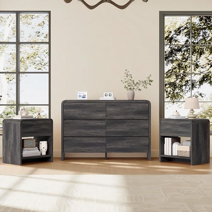 AMERLIFE Modern 3-Piece Bedroom Furniture Set by AMERLIFE