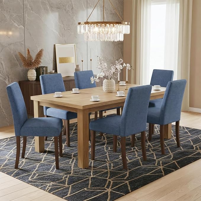 Dining Chairs Set of 6, Modern Dining Room Chairs - Image 7