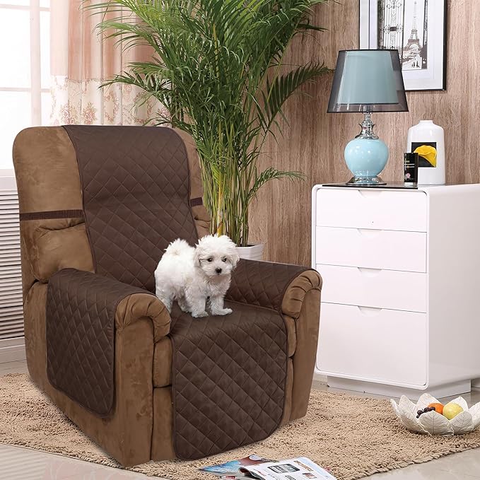 U-NICE HOME Recliner Chair Covers Reversible Chair Cover Pet Covers - Image 2