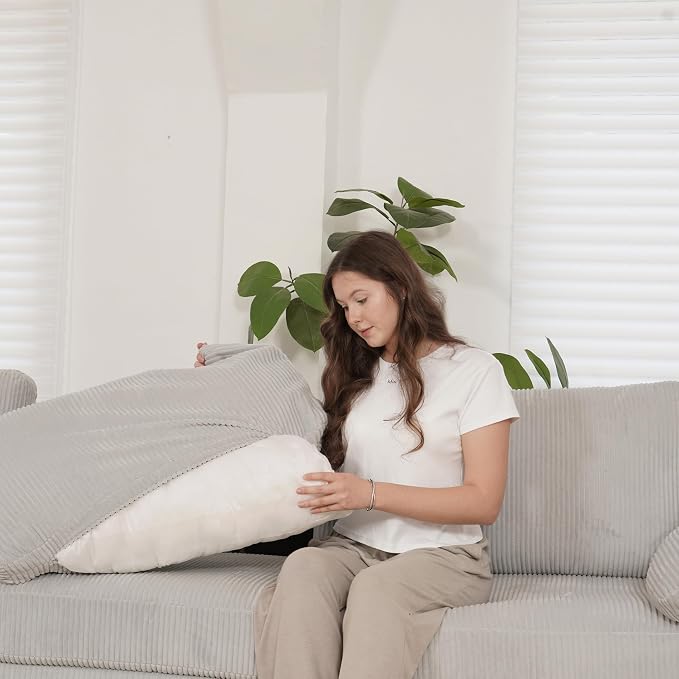 EASE MOOSE Sectional Modular Sofa, Comfty 3 Seat Cloud Couch, FSC Certified - Image 6