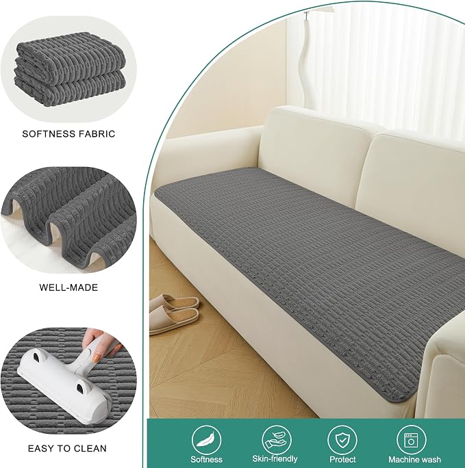 Foxdecor Couch Cover Sofa Covers Washable, Dog Bed Cover Couch Covers - Image 3