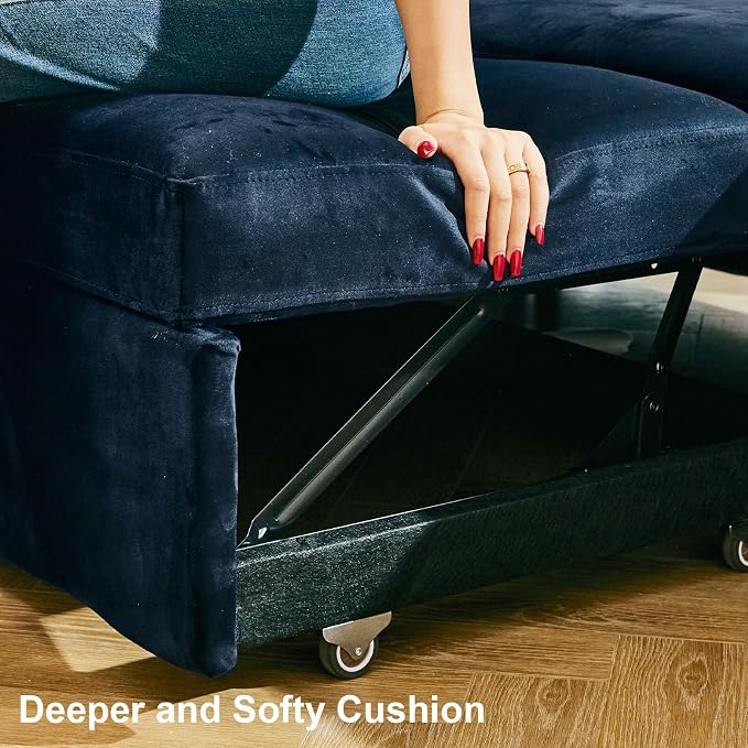 Belffin Modular Sectional Sleeper Sofa Bed - Image 5