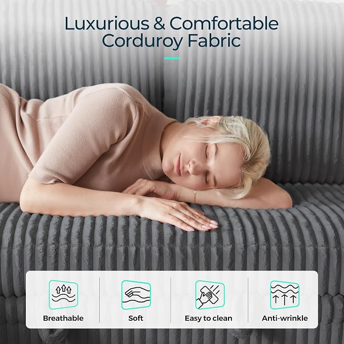 LINSY HOME Sectional Sleeper Sofa - Image 7