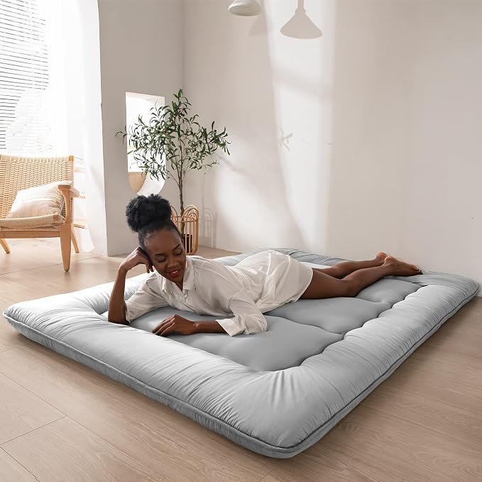MAXYOYO Japanese Floor Mattress Futon Mattress, Thicken Tatami Mat Sleeping Pad by MAXYOYO