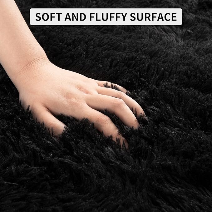 Tepook Super Soft Fluffy Rugs for Bedroom, Shag 5x7 Area Rugs for Living Room - Image 7