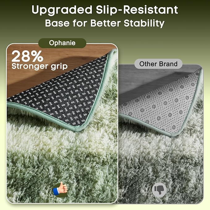 Ophanie 8x10 Green and White Area Rugs - Image 4