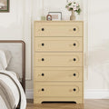 Garvee 5 Drawer Dresser for Bedroom, Wooden Mid Century Modern Chest of Drawers by Garvee