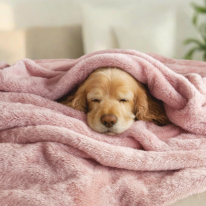 Exclusivo Mezcla Plush Fuzzy Fleece Bed Blanket King Size, Super Soft, Fluffy - Image 3