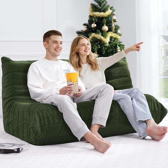 Bean Bag Loveseat Chair Big Sofa Beanbag Chair - Image 7