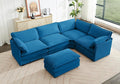 ROWHY 113'' Modular Sectional Cloud Couch, 5 Seater Corner Sofa Big Comfy by ROWHY