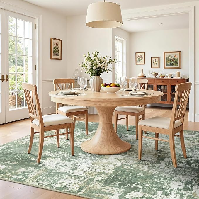 Washable Area Rugs 3'x5' Non-Slip Modern Abstract Soft - Image 8
