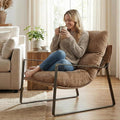 LukeAlon Modern Chenille Accent Armchair, Upholstered Lounge Chair by LukeAlon