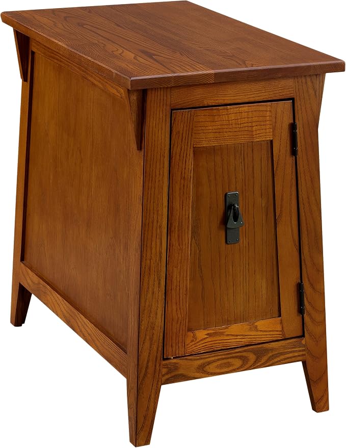 Leick Home 10032-RS Mission Cabinet End Table, Made by LeickFurniture
