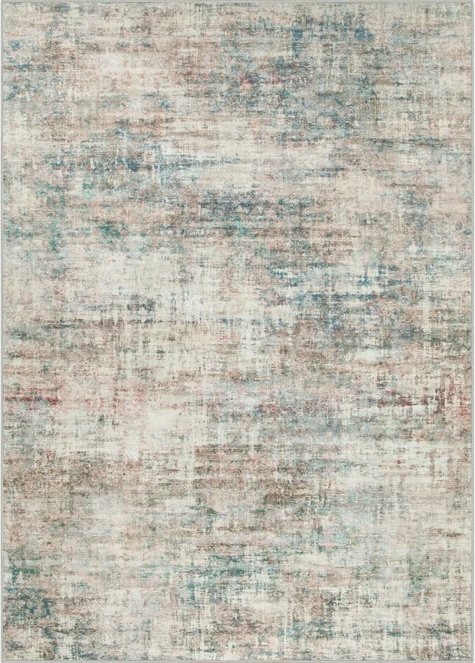 6x9 Area Rugs Washable Rug: Large Modern Abstract Living Room Rug Soft - Image 8