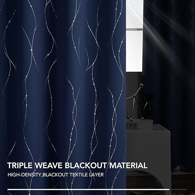 Deconovo Short Kitchen Curtains, Thermal Insulated Soundproof Drapes - Image 5