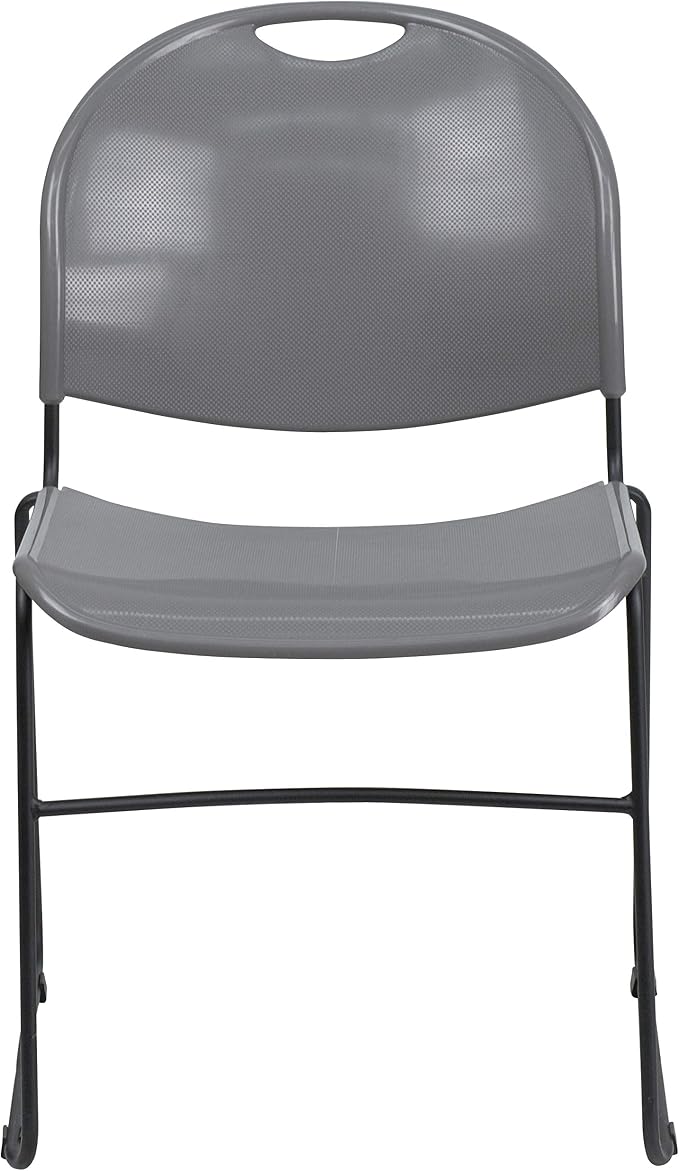 Flash Furniture 5 Pack HERCULES Series 880 lb. Capacity Gray Ultra-Compact - Image 5