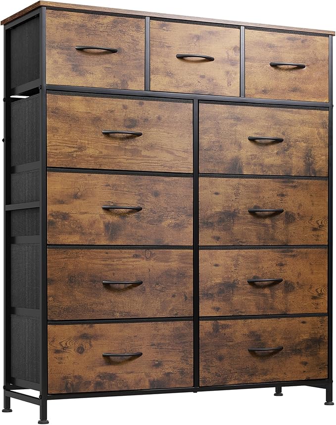 WLIVE Tall Dresser for Bedroom, Fabric Dressers Storage Tower, Dresser & Chest by WLIVE