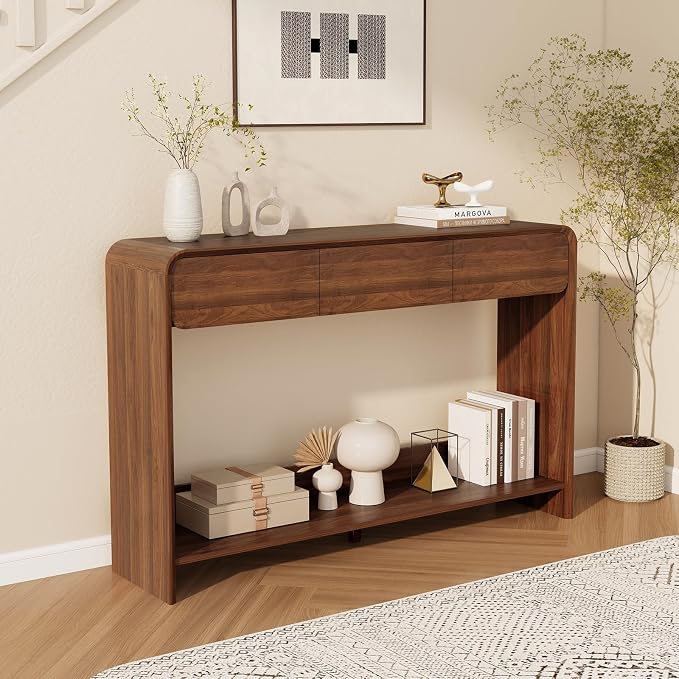 Nasonet Mid Century Modern Console Table, Entryway Table - Image 6