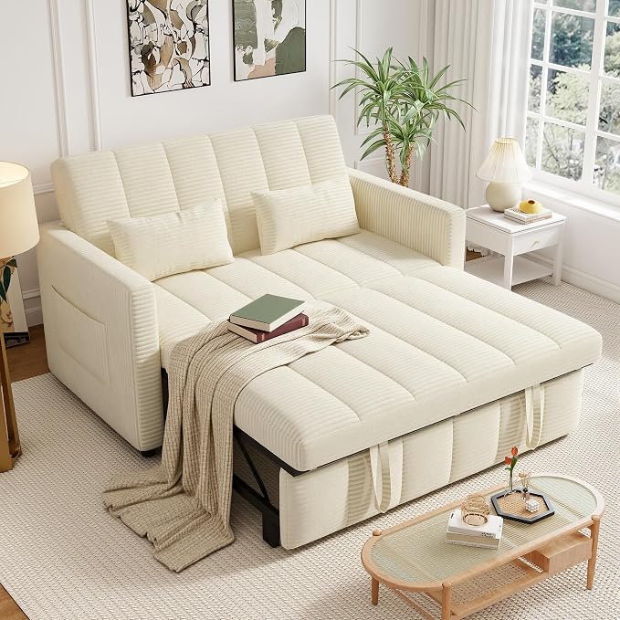 Nebuaegis Sleeper Sofa Bed, 3-in-1 Convertible Pull Out Couch by Nebuaegis