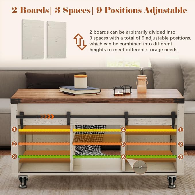 Turosur Lift Top Coffee Table - Image 7