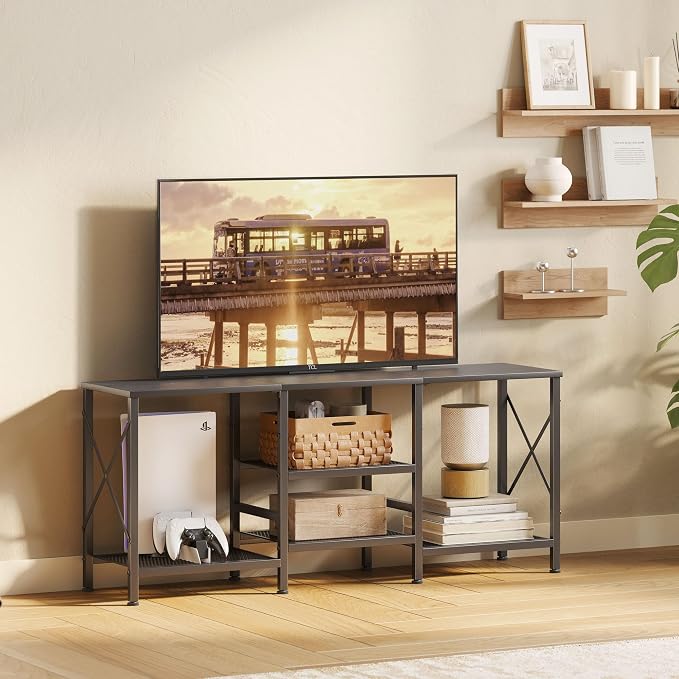 JARHETUN TV Stand for 55 Inch TV, Entertainment Center - Image 7