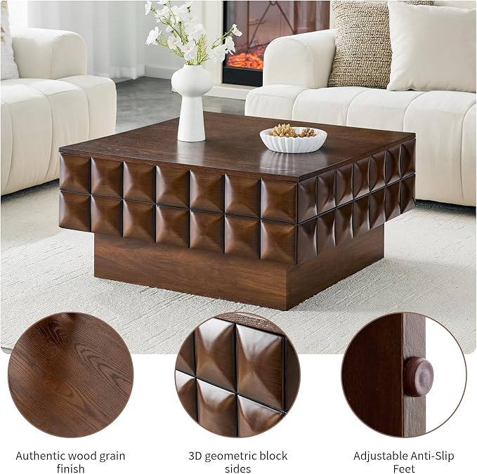 31.89" Square Coffee Table - Image 5