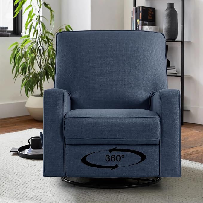 Harkawon Swivel Rocker Recliner Chair, Glider Rocker Recliner, Rocking Chairs - Image 2