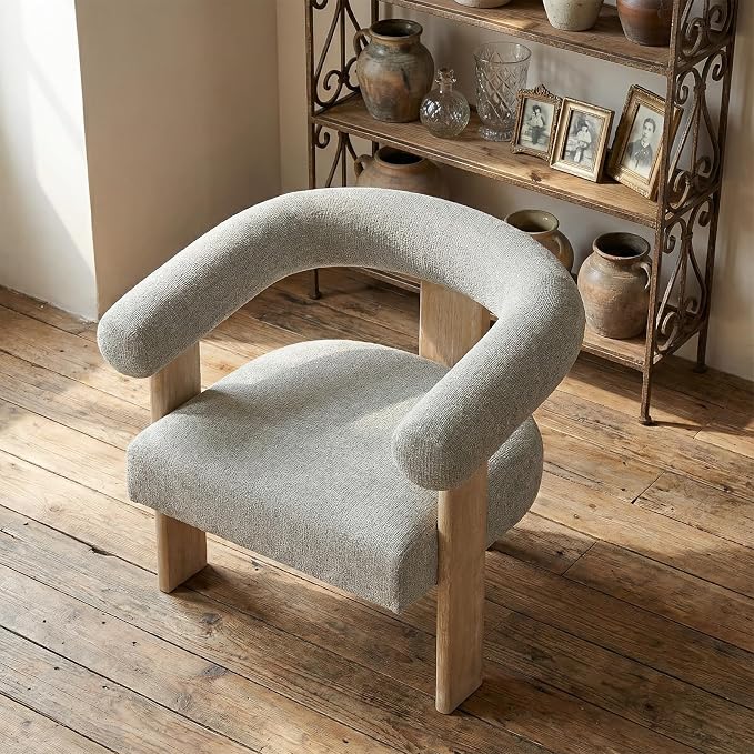 VKNOW Accent Chair Living Room Chair, Modern Upholstered Arm Chair - Image 9