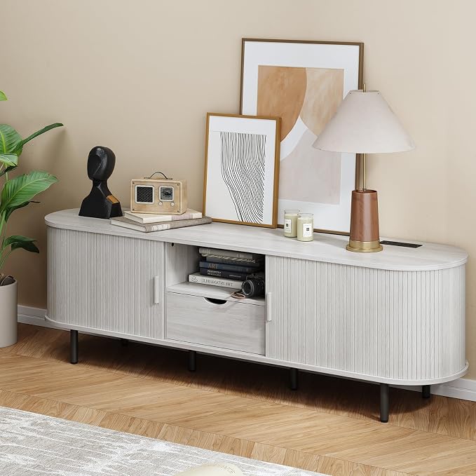 ONBRILL 69" TV Stand with Power Outlet - Image 6