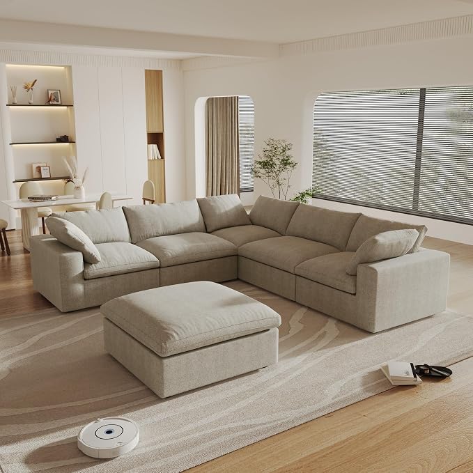 160.6" Cloud Couch Modular Sectional Sofa by SofaFurniture