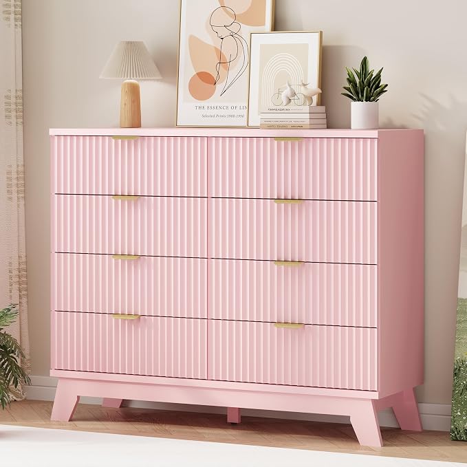 Xixini Fluted Dresser for Bedroom - Image 4