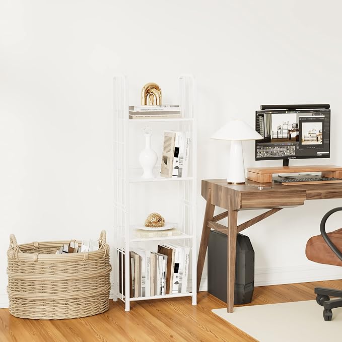 Bookshelf Storage Shelf Small Bookcase Freestanding Storage Stand - Image 6