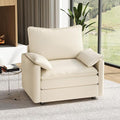 Vesgantti 40" Single Seat Sofa, Comfy Cloud Couch Deep Seat Upholstered Couch by Vesgantti