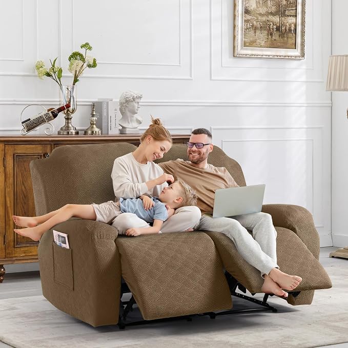 Timeles Recliner Covers Recliner Loveseat Covers Reclining Couch Covers Sofa - Image 8