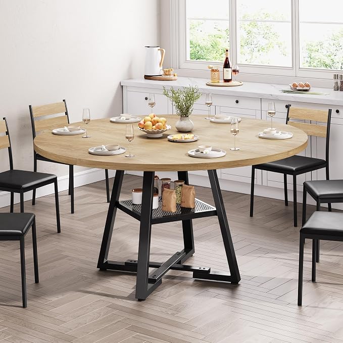 Jocoevol 51'' Round Dining Table - Image 5