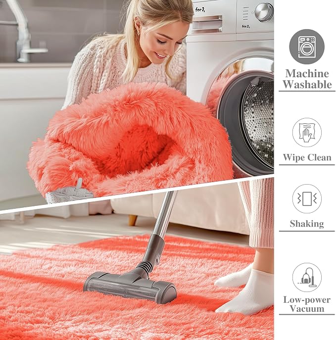 OLANLY 8x10 Machine Washable Large Area Rugs - Image 2