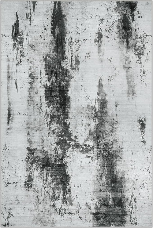 4x6 Area Rugs Washable Rug: Modern Abstract Living Room Rug Soft Anti-Skid Thin - Image 2