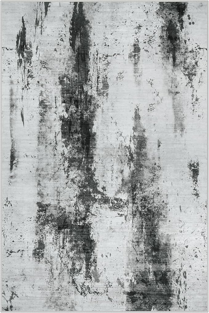 10x14 Area Rugs Washable Rug: Modern Abstract Living Room Rug Soft Anti-Skid - Image 2