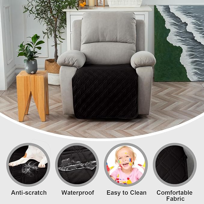 Genina Waterproof Recliner Chair Covers, Recliner Cover - Image 5
